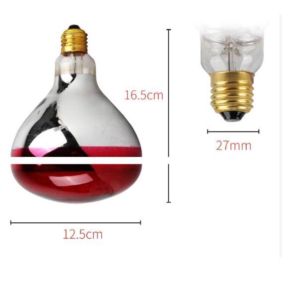 Bóng đèn Hồng ngoại sưởi ấm thú y intrheat cao cấp 150w