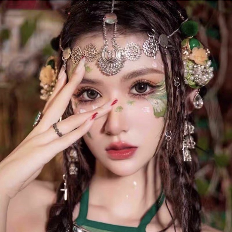 Bờm tóc bohemian - Vòng đội đầu head chain boho style