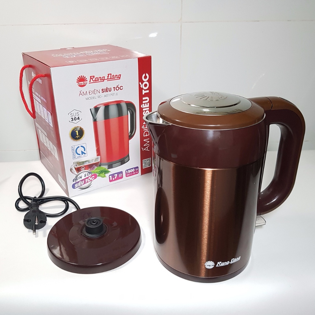 Ấm Siêu Tốc 2 Lớp Rạng Đông 1.7L - Model: RD - AST17ST1.E