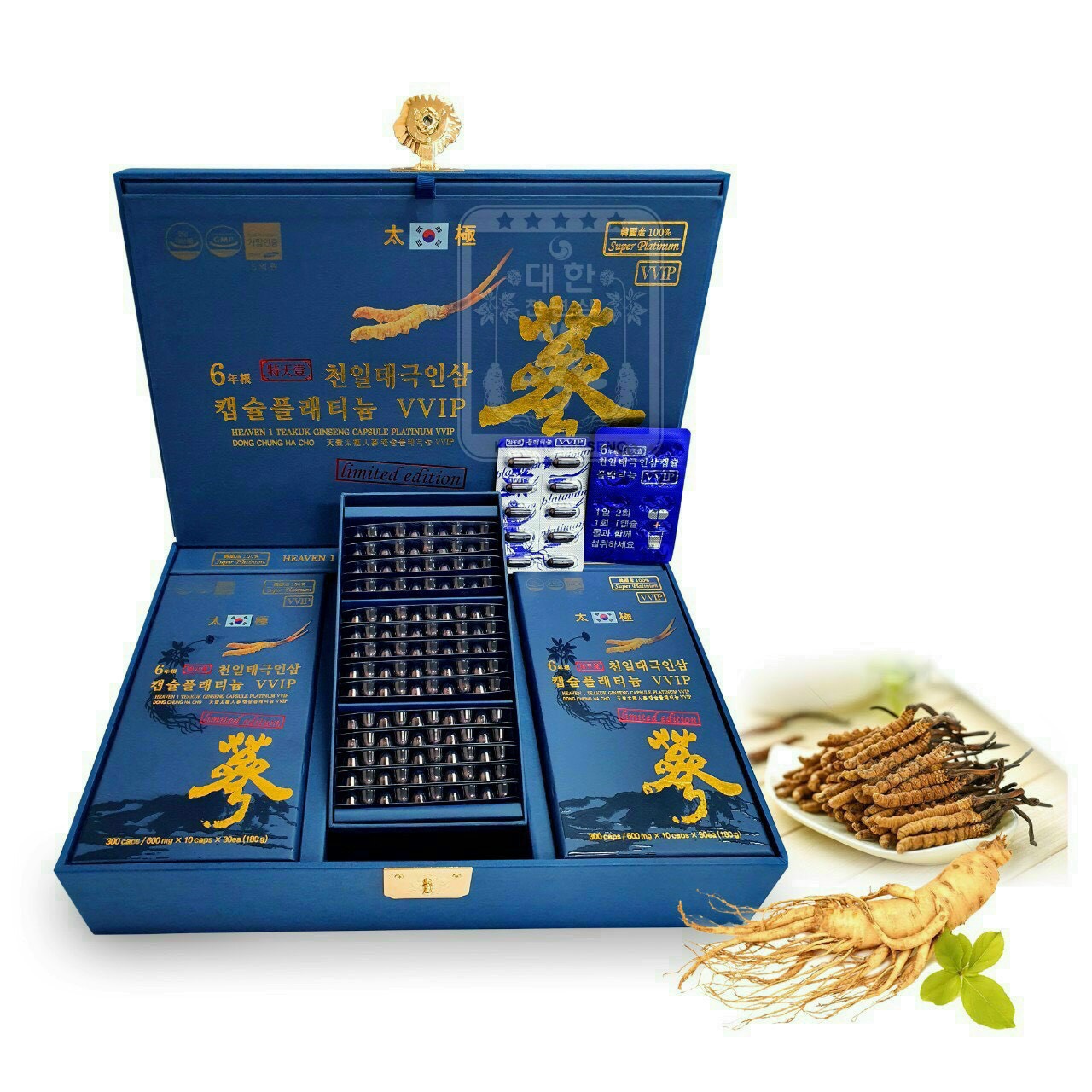 [Hàng Chính Hãng] Viên Thiên Sâm Đông Trùng Hạ Thảo 180 viên Hàn Quốc