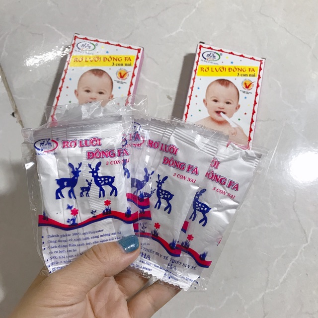 [Hoàn Tiền 10%]Rơ lưỡi trẻ em Đông Pha (Sét 50 chiếc)