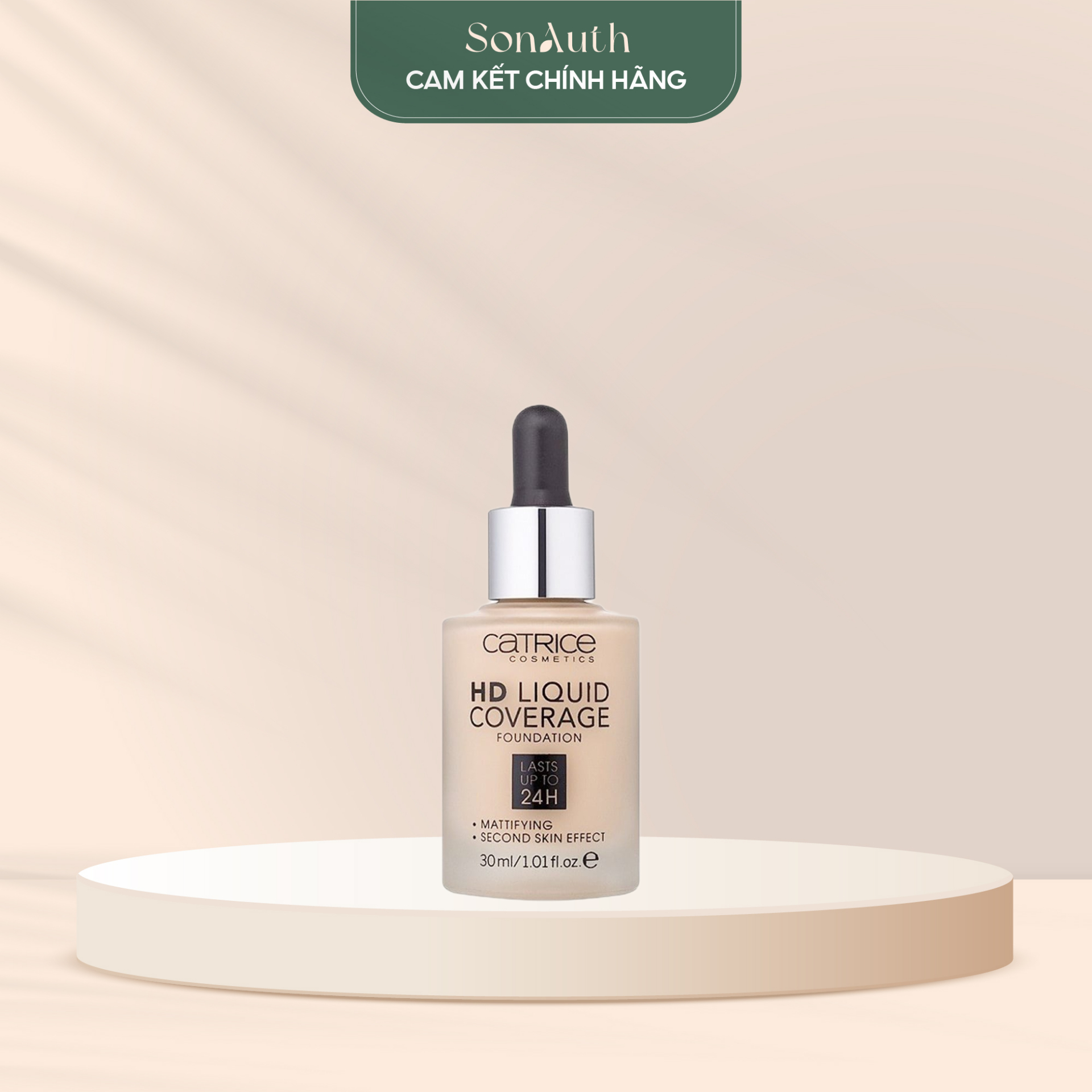 Kem nền Catrice HD Liquid Coverage Foundation 30ml