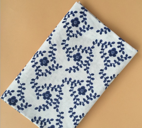 [HCM]VẢI BỐ/VẢI CANVAS HỌA TIẾT HOA LÁ XANH