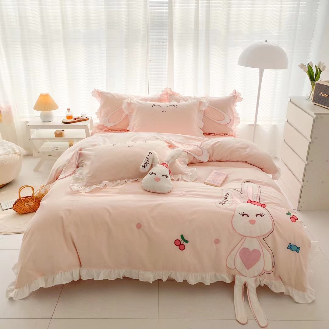 Bộ Chăn ga gối cotton line pony