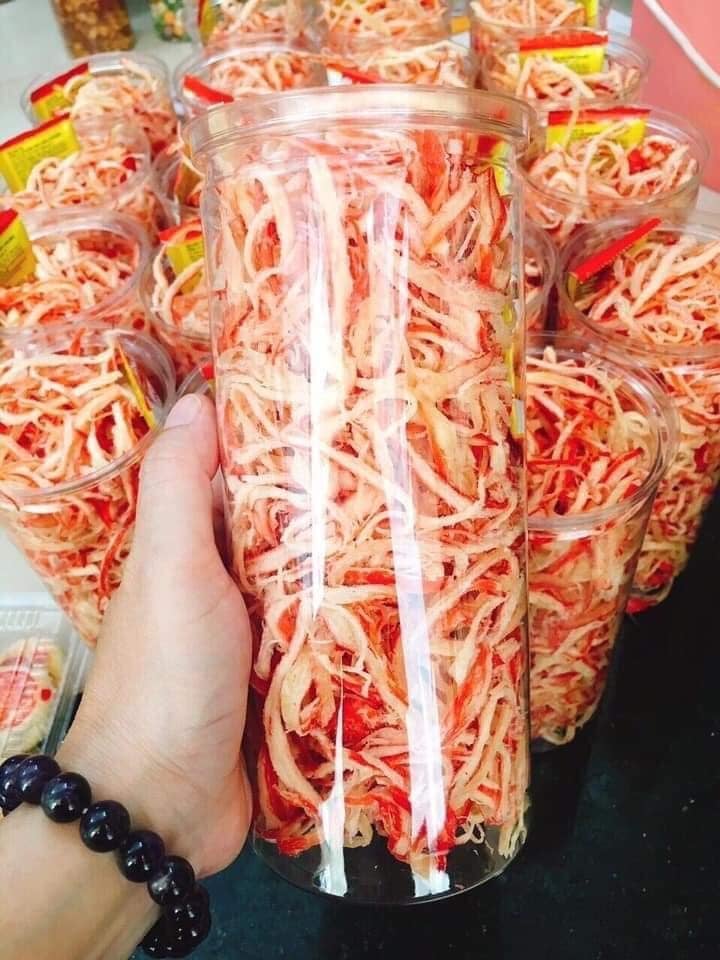 [HCM]Mực xé sợi hấp dừa