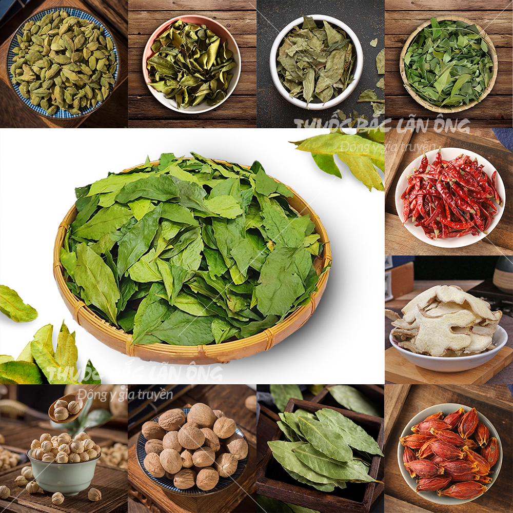 Lá mắc mật khô (móc mật, gia vị tẩm ướp thịt nướng)
