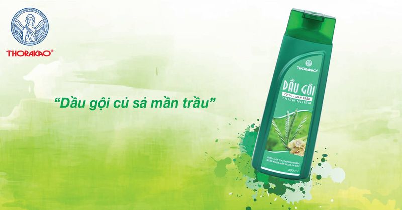 Dầu gội thorakao củ sả mần trầu 400ml