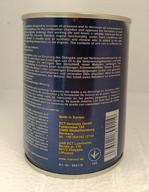 MANNOL PHỤ GIA PHA NHỚT 9990 - 350ML
