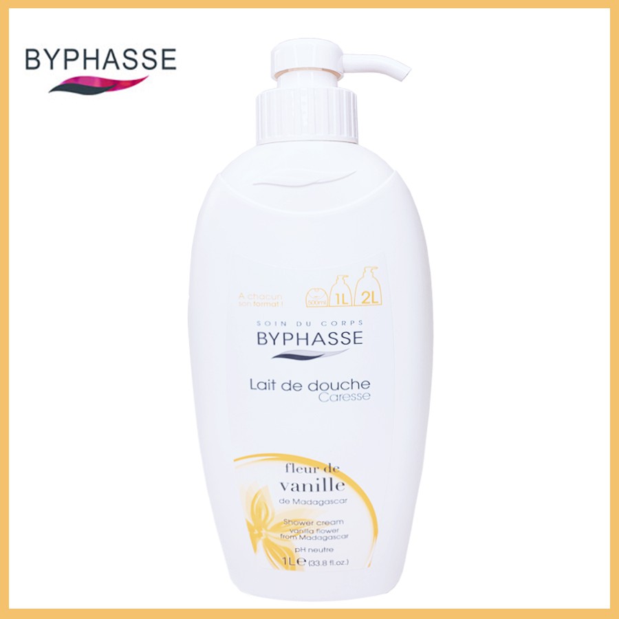 Sữa tắm Byphasse chiết xuất Vanilla 1000ml