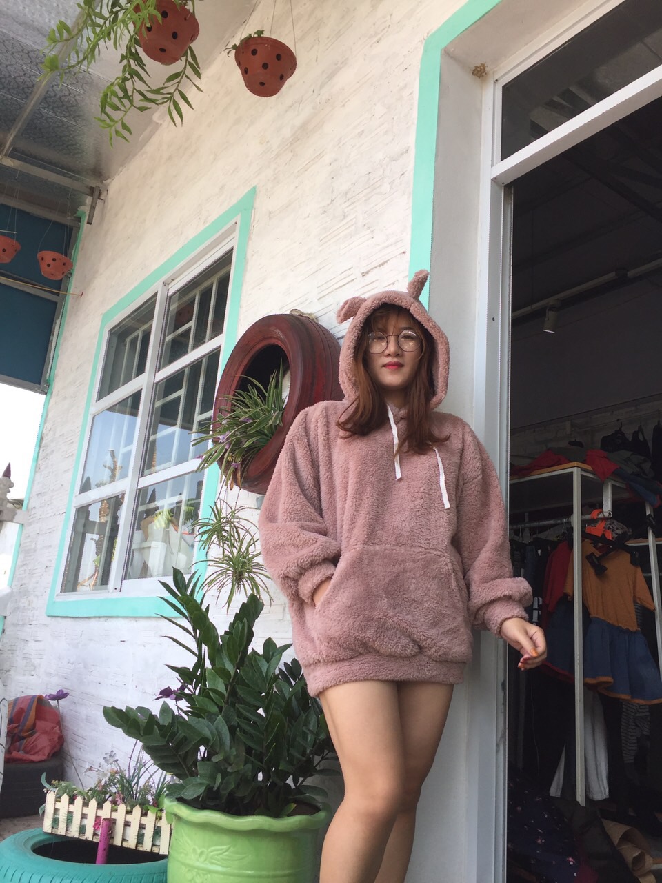 áo hoddi lông cừu