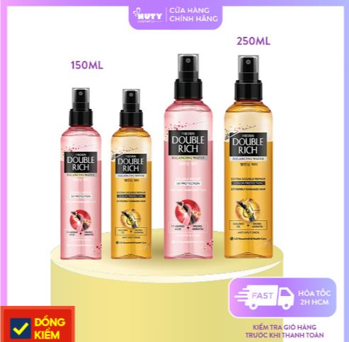 Nước Xịt Dưỡng Tóc Double Rich Extra Double Repair (120ml, 250ml)