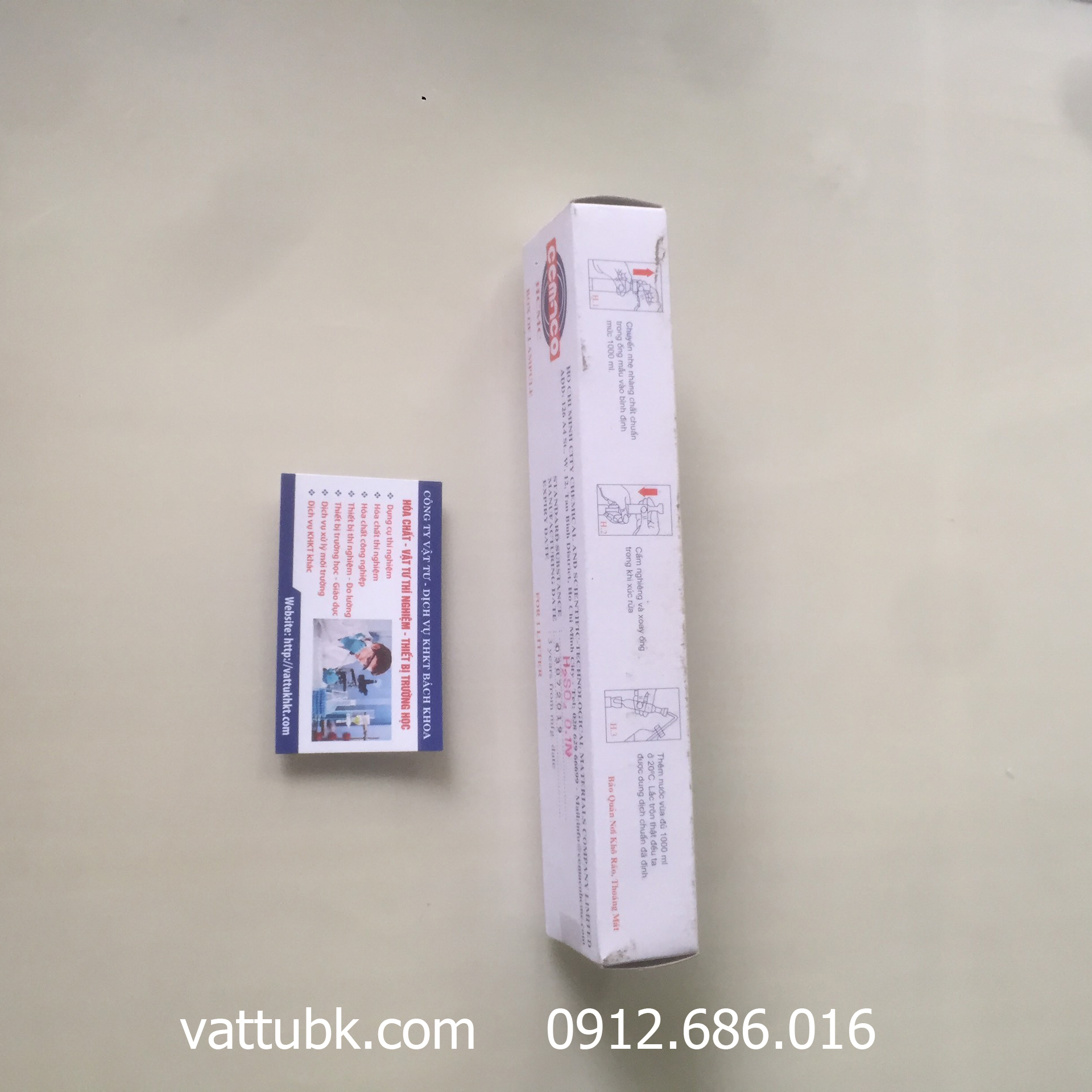 Ống chuẩn H2SO4 0.1N