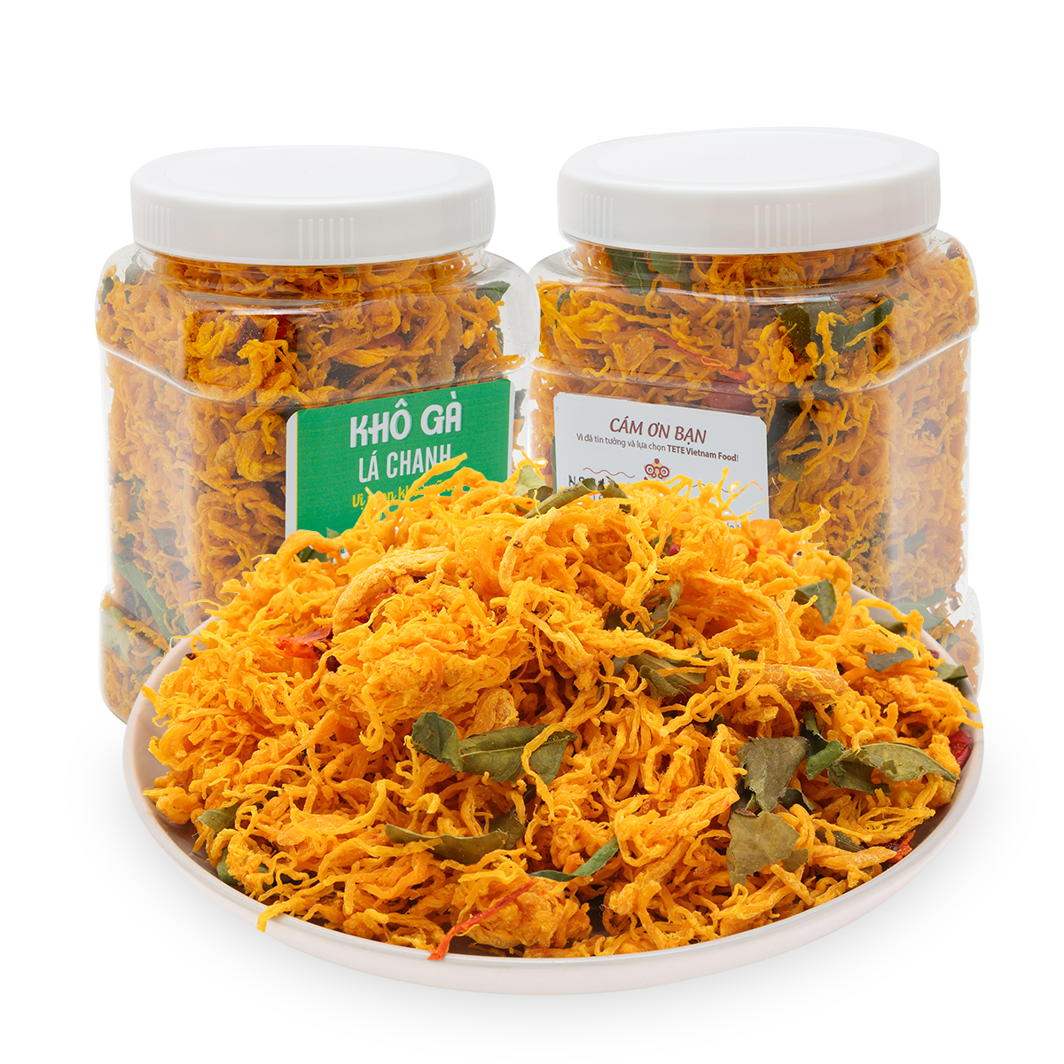 Khô gà lá chanh cay tete 500gram