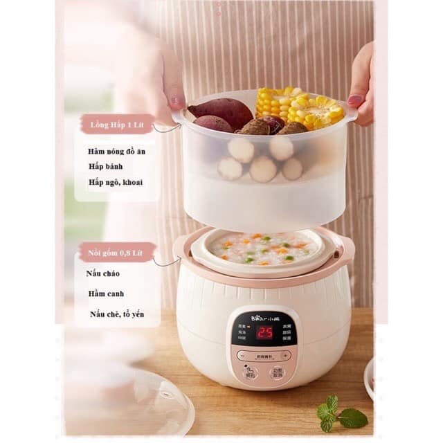 Bộ nồi nấu cháo đa năng