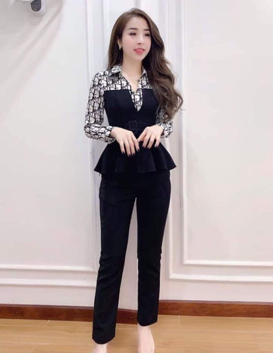 SÉT BỘ PEPLUM ĐIỆU ĐÀ CÁ TÍNH NỮ THỜI TRANG BELLA
