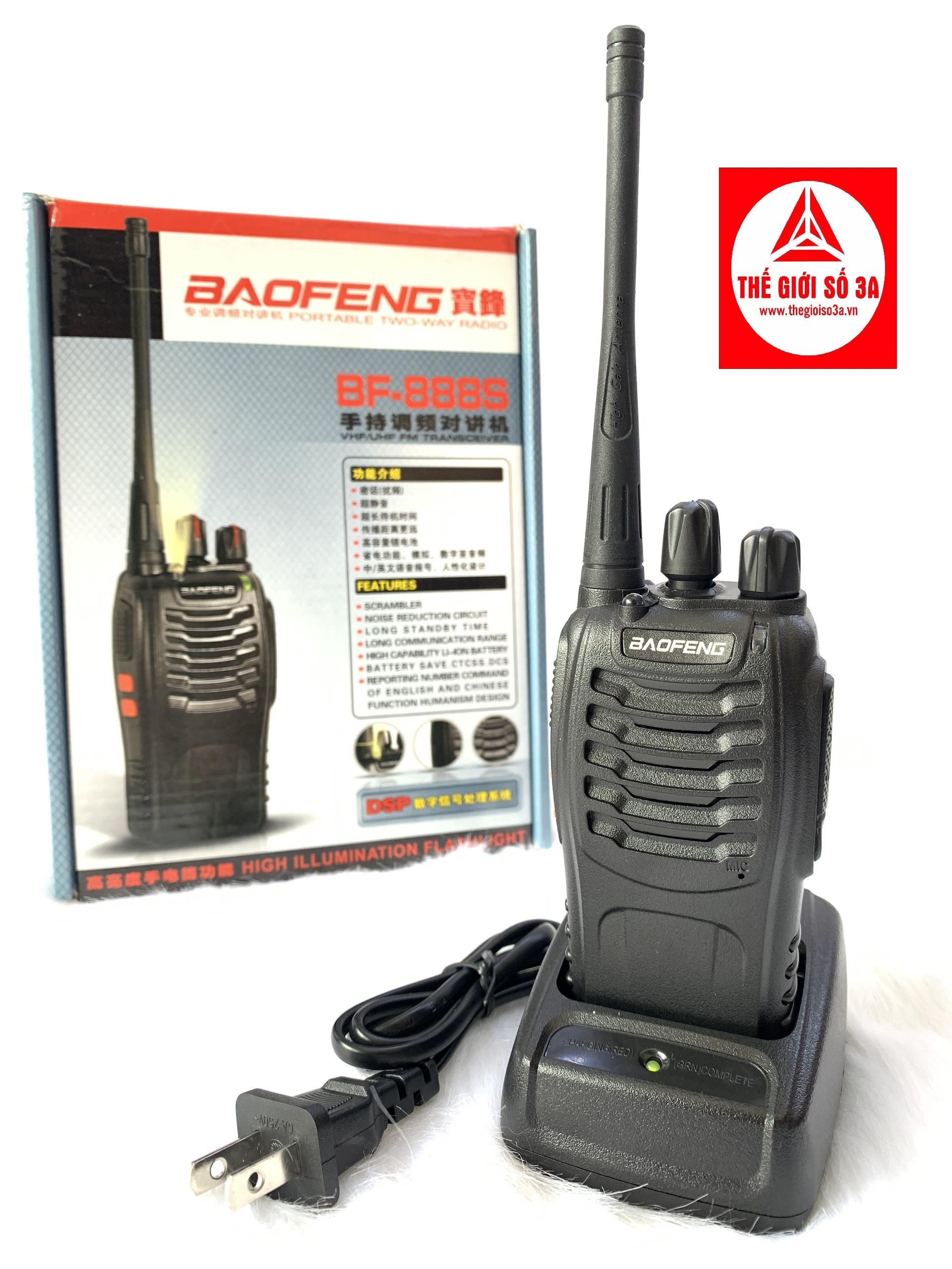 COMBO 2 BỘ ĐÀM BAOFENG 888S - BẢO HÀNH 12 THÁNG