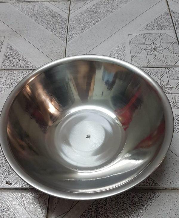 [HCM]Combo 5 cái thau inox từ 32cm đến 45cm