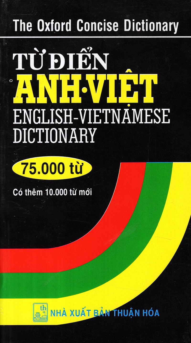 HCMTừ Điển Anh Việt 75.000 Từ