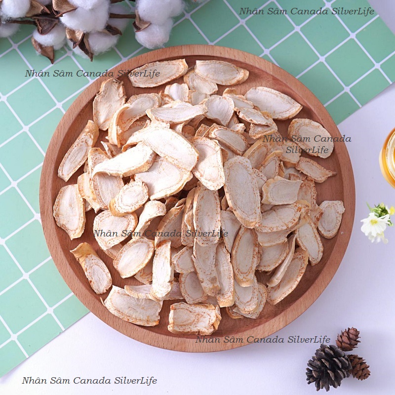 Nhân sâm Canada SilverLife Slice | Nhân Sâm Khô Cắt Lát Tiện Dụng