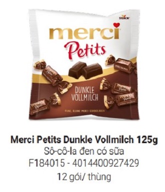 Kẹo Sô cô la (Chocolate) Storck merci Petits 125g