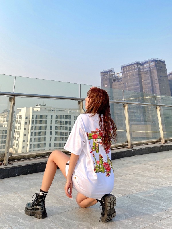 Áo thun TSUN LNY BamBoo Tee - White - Unisex