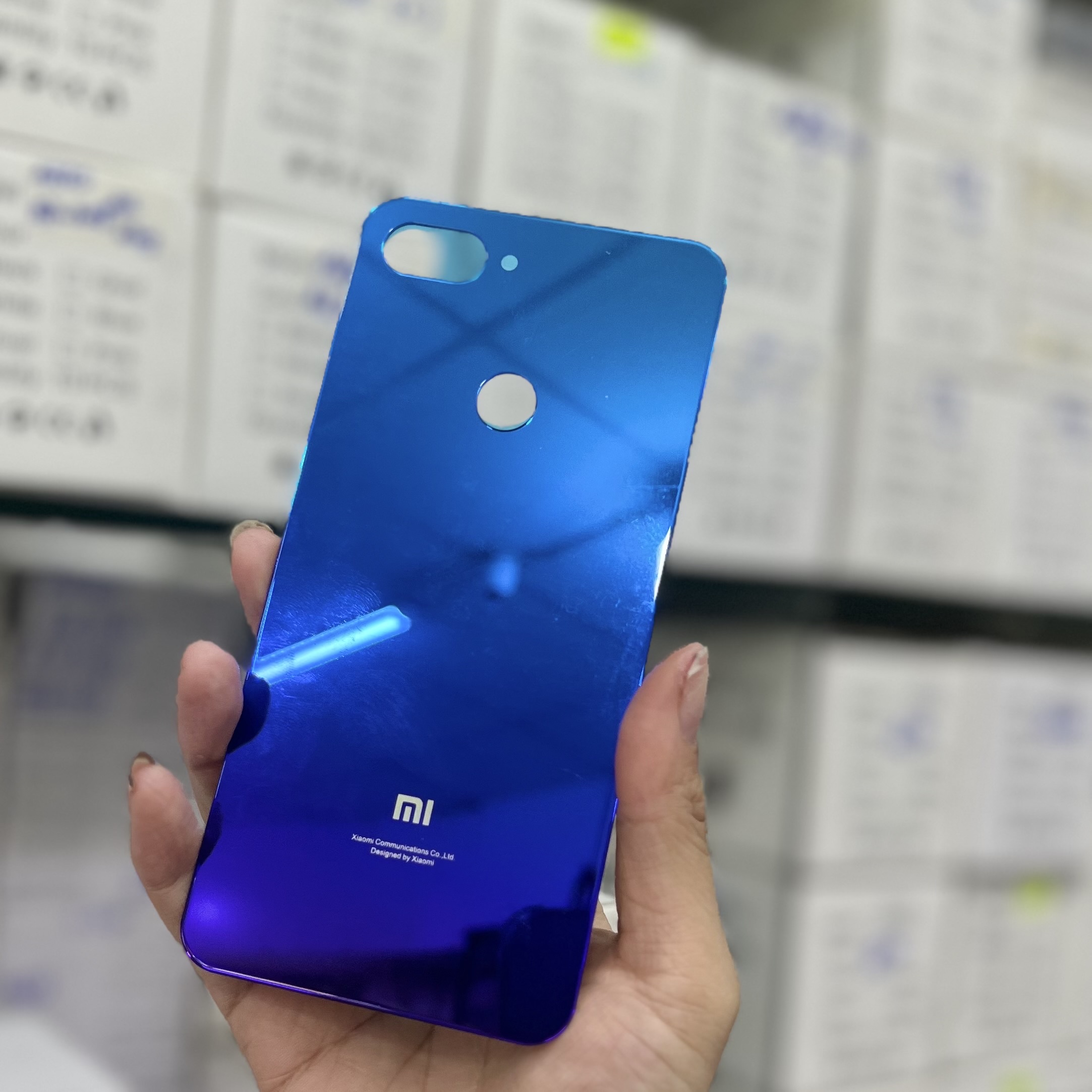 Nắp lưng kính Xiaomi Mi 8 lite / Mi 8 lite new