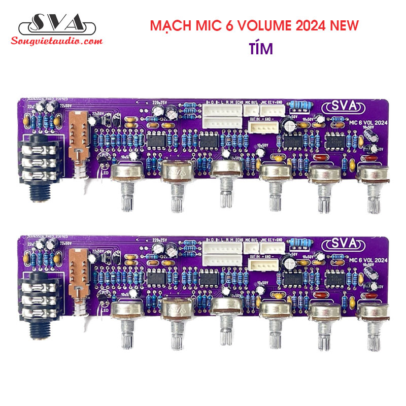 MẠCH MIC 6 VOLUME - KÈM DÂY