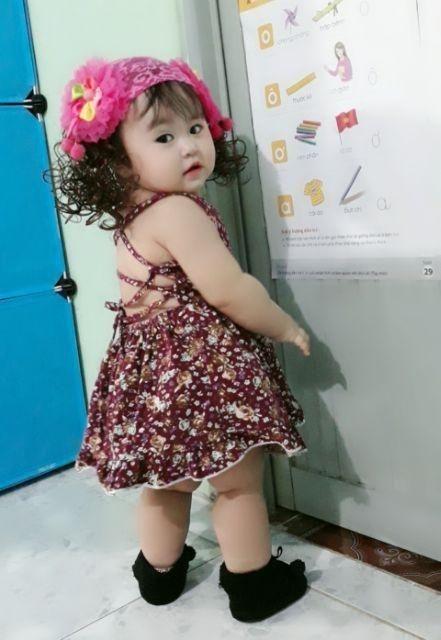 [HCM]Băng đô tóc giả xoăn cho bé cực kì đáng yêu