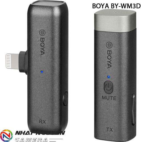 BOYA BY WM3D - Micro không dây dành cho máy ảnh và thiết bị IOS