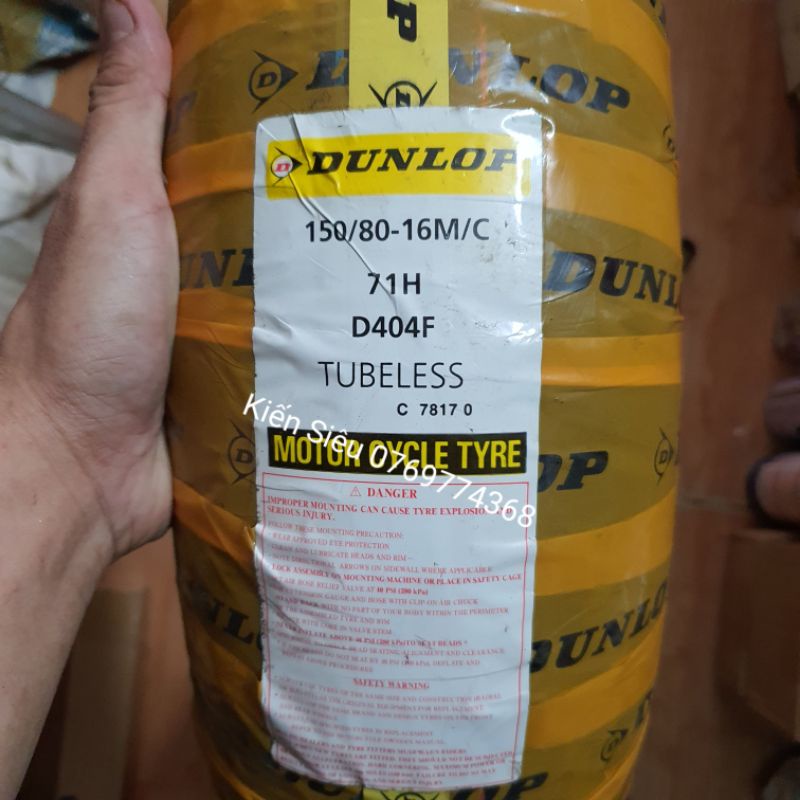Vỏ lốp dunlop 150/80/16