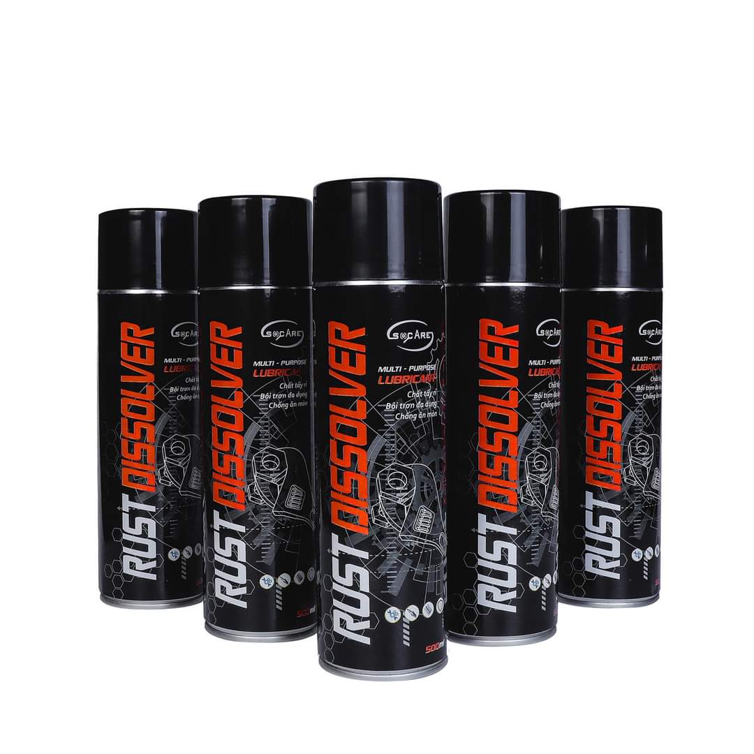 Chai xịt chống rỉ sét Socare CR7 480ml bao bì mới Socare Rust Dissolver 500ml