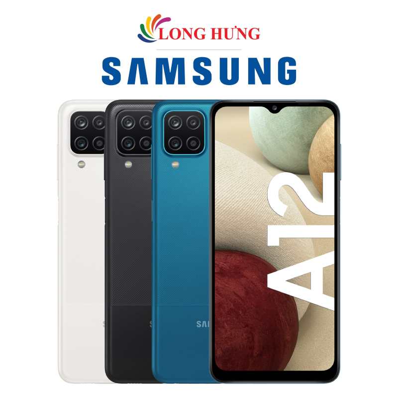Điện thoại Samsung Galaxy A12 (4GB/128GB) - Hàng chính hãng - Màn hình TFT LCD 6.5, HD+, Bộ 4 camera, Pin 5000 mAh