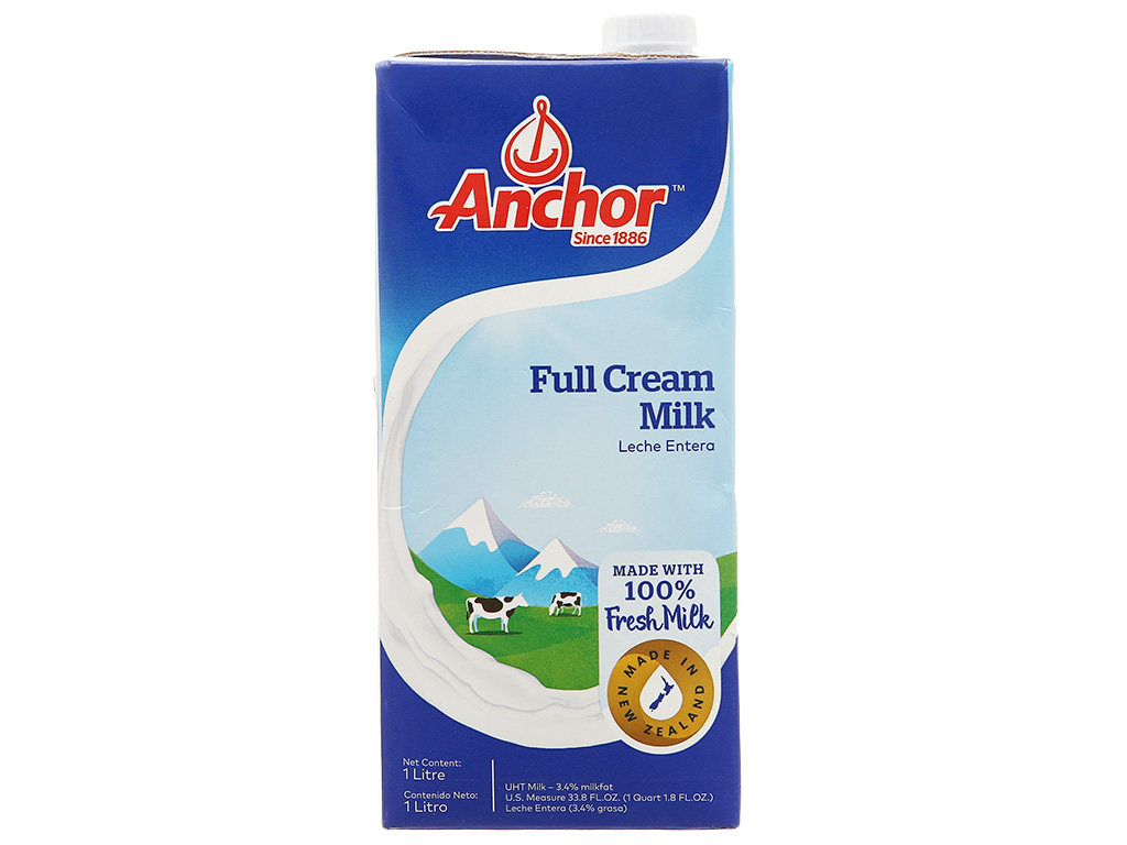 Siêu thị WinMart - Sữa tươi tiệt trùng Anchor hộp 1L