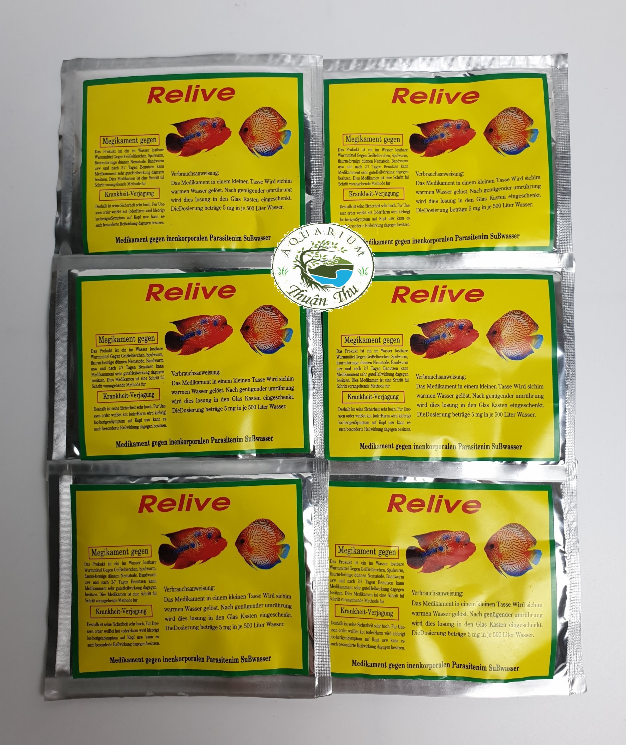 Bột Xử Lý Khi Cá Bị Sình Bụng Phân Trắng Relive