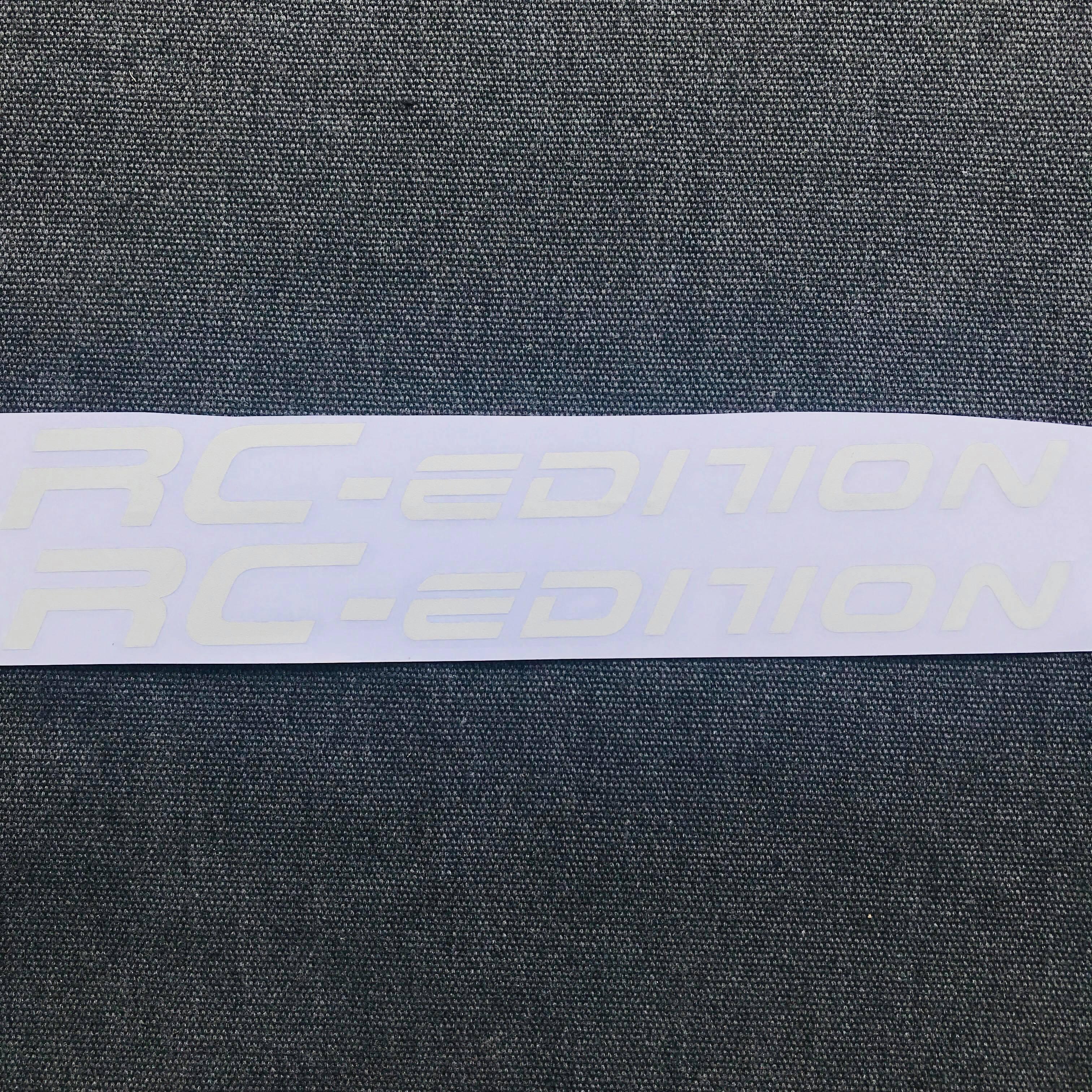 [HCM]Tem dán phuộc phản quang RC-EDITION CHO NHIỀU LOẠI XE (MÀU TRẮNG TRONG)