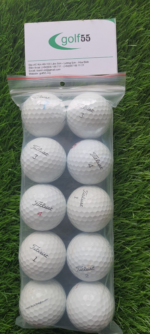 10 quả bóng golf titleist pro v1 prov1x