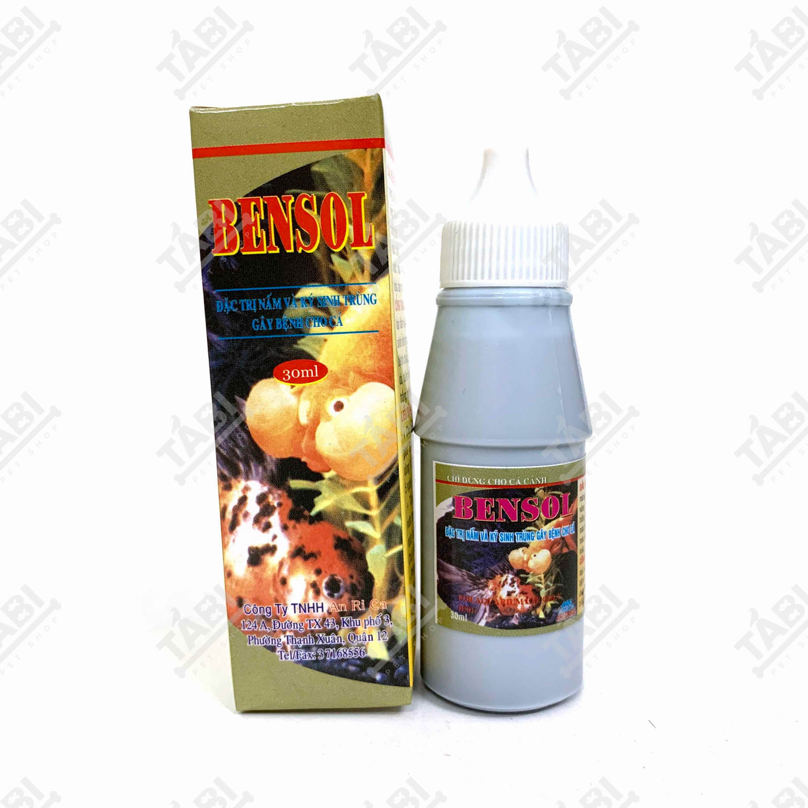 Dung Dịch Tr.ị N.ấm Và K.ý S.inh Tr.ùng BENSOL 30M Cho Cá Cảnh