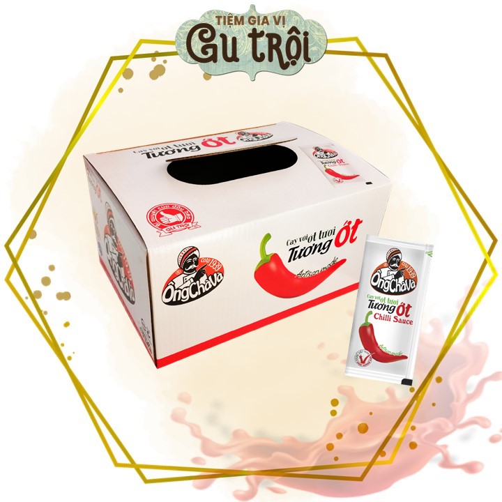 Tương ớt gói Ông Chà Và 10gr (120 gói/hộp)