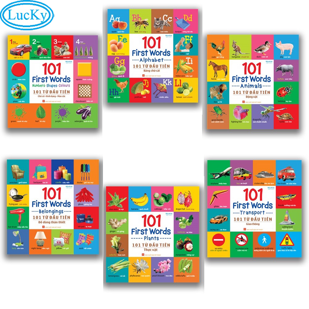 Sách: 101 First Words - Transport / 101 Từ Đầu Tiên ( Tùy Chọn)