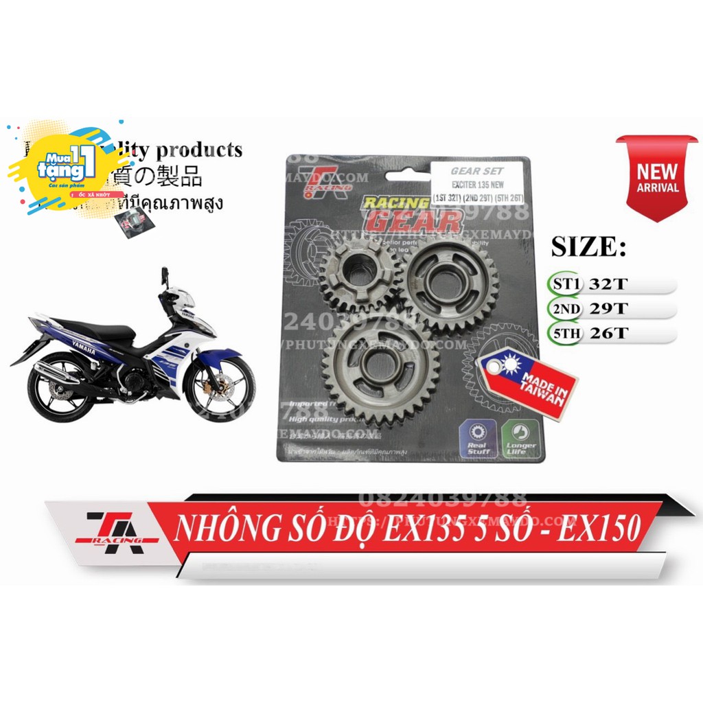 Nhông Số Đấu Exciter 135 5 Số