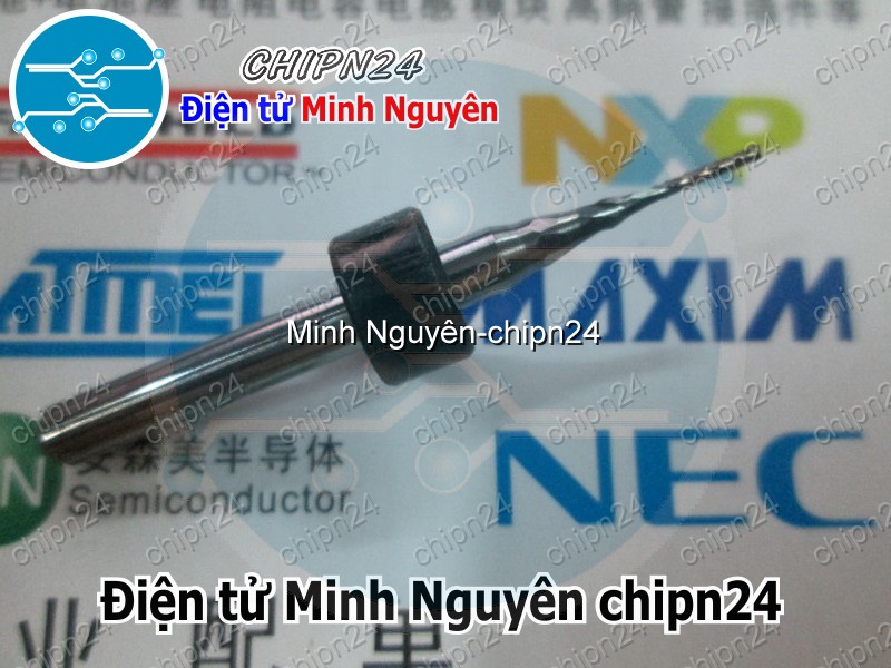 [1 cây] Mũi phay mạch in CNC 0.8mm (Mạch điện tử, PCB) - HH000979