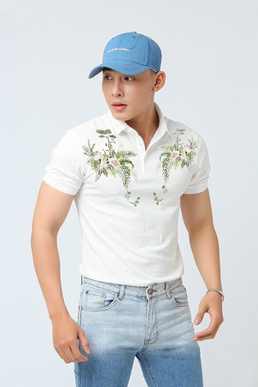Áo thun polo nam vải thoáng mát thấm hút không xù lông cotton chuẩn shop plo1