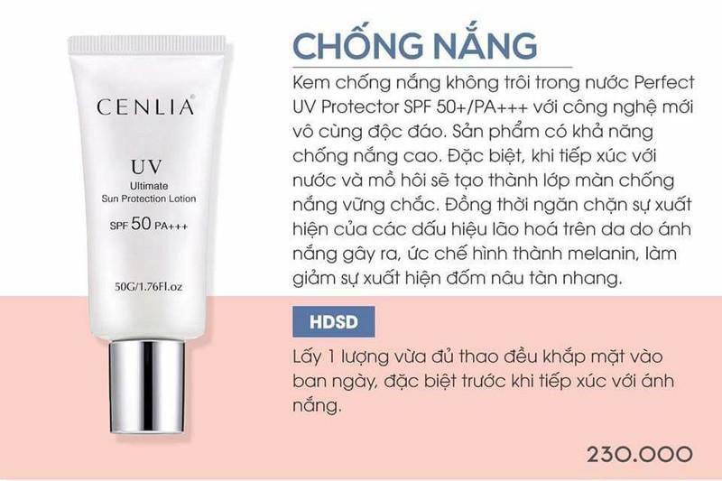 [Sale] KEM chống nắng CENLIA