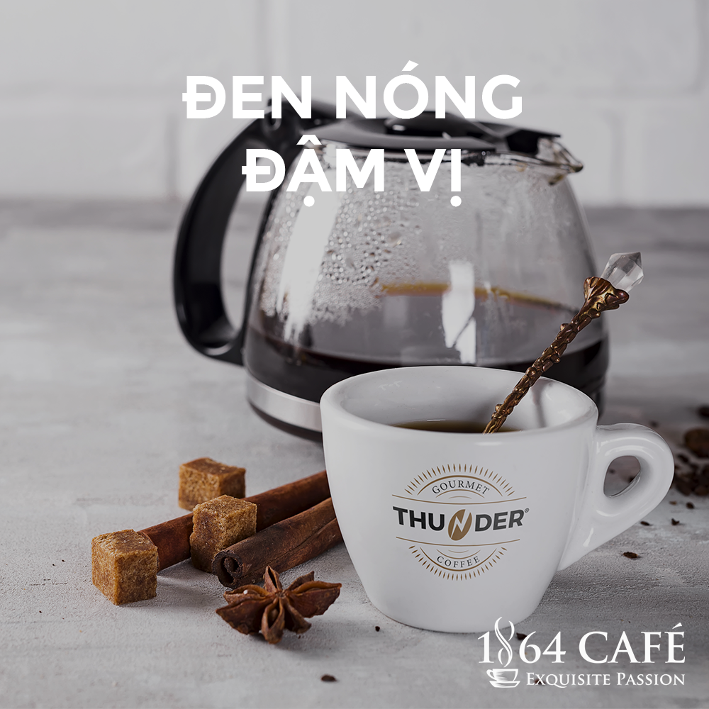 220g Cà Phê Hạt Thunder No.8 - 1864 CAFÉ