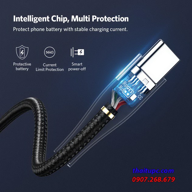 Cáp USB to USB-C Data Cable 3A Alunimum Alloy, Dài 2m - UGREEN 60206