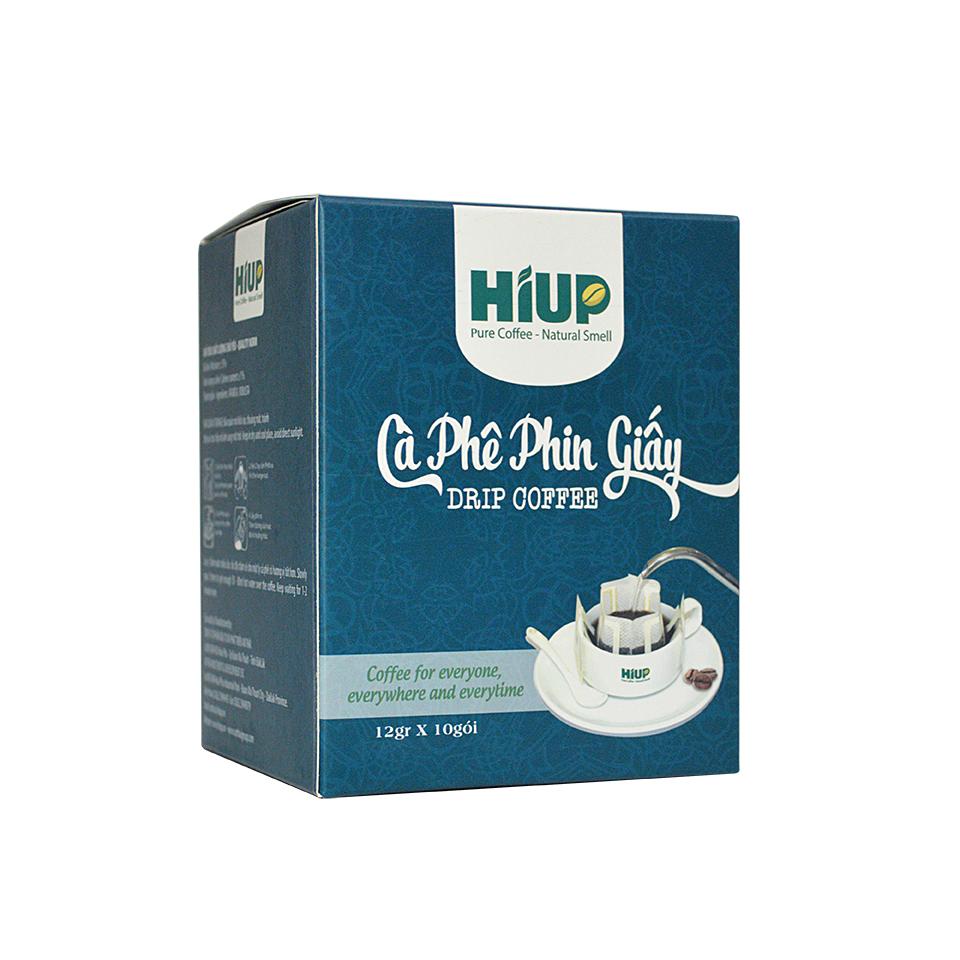 Cà Phê Phin Giấy Hiup Coffee (Hộp 12gr x 10phin)