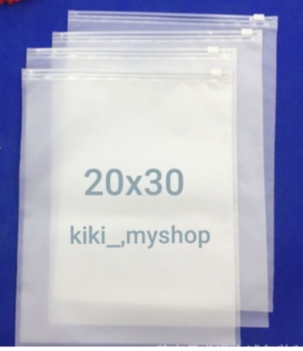 ( 1 CÁI ) Túi zip lụa mờ có khoá kéo size 20x30 loại dày đẹp