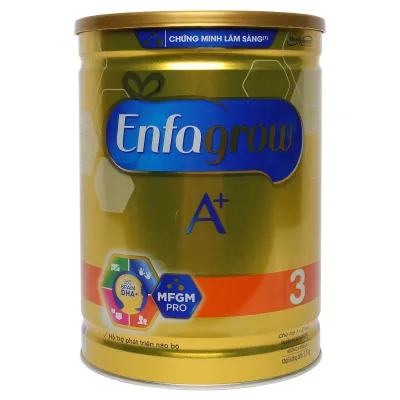 Sữa Enfagrow A+ 3 360 Brain DHA+ và MFGM Pro hương vani 1,7 kg (1 - 3 tuổi)