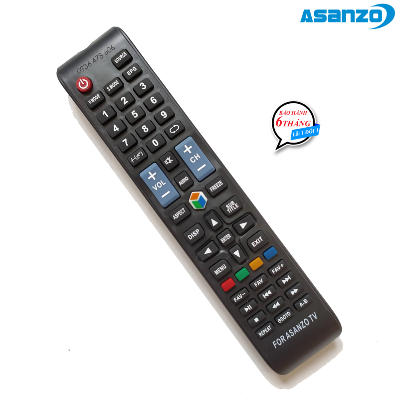 Bảng giá Remote điều khiển tv Asanzo Smart mẫu 4