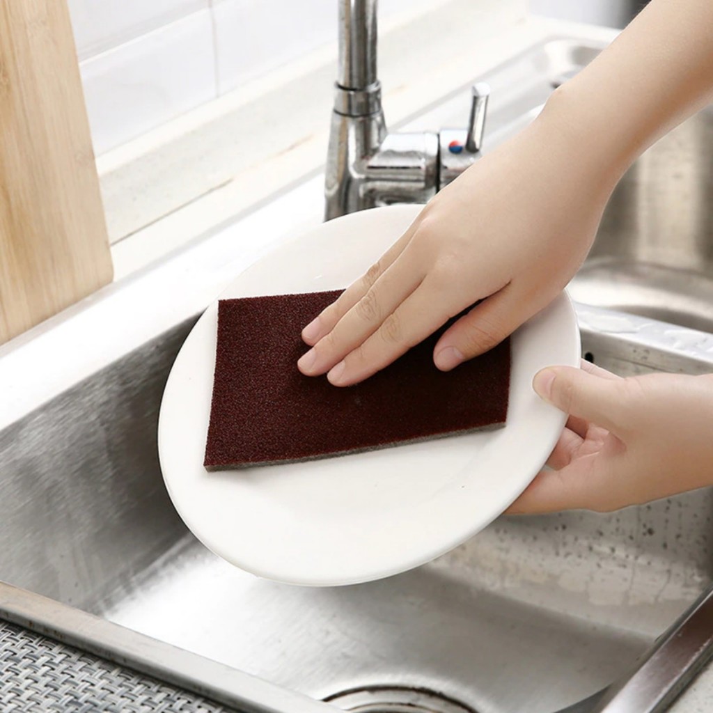 Bộ 6 Miếng Cọ Xoong Chà Nồi Đa Năng Tiện Ích 9x7cm